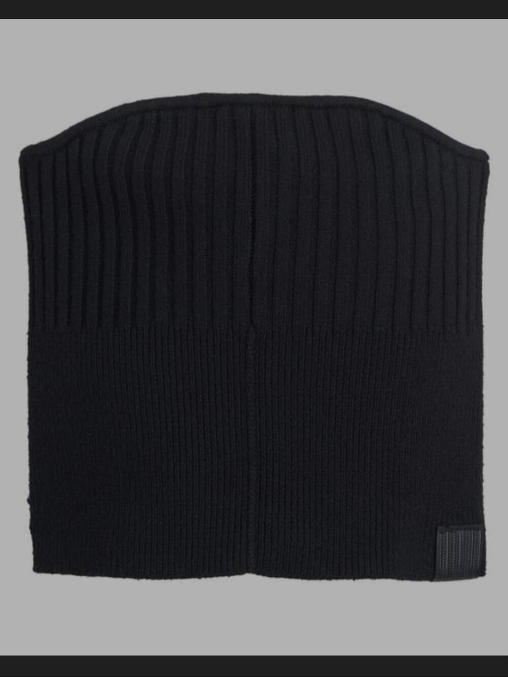 Marc Jacobs Black Ribbed Tube Top